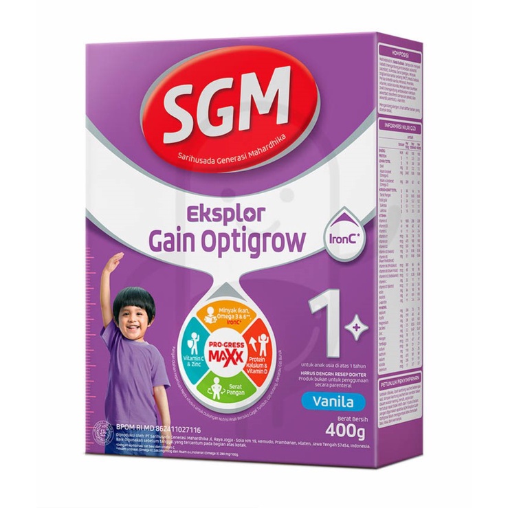 SGM EKSPLOR Gain Optigrow 1+ 400g
