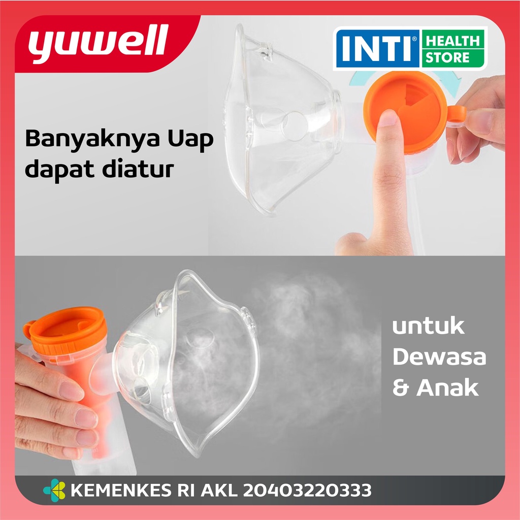 Yuwell Nebulizer Air Compressor 403M | Alat Uap Terapi Batuk Pilek