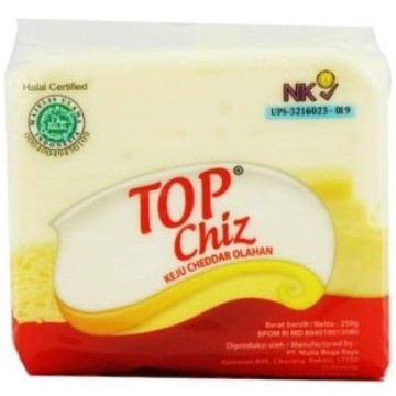 

Top Chiz Keju Cheddar Olahan by Prochiz - pack 250g