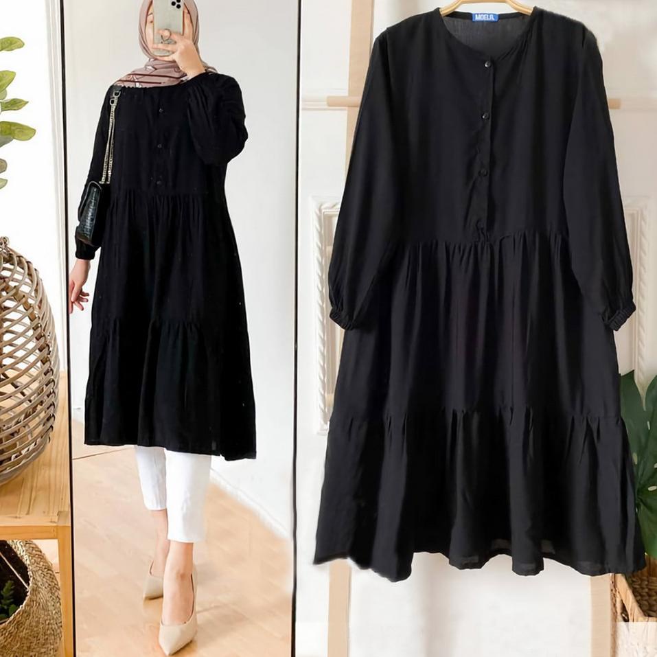 Siap Kirim Wiza Tunik - Tunik - Baju Tunik Wanita - Atasan Wanita Terbaru - Pakaian Muslim Wanita - 