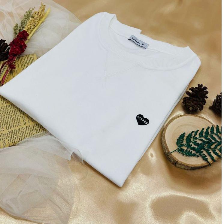 Special Price Sweater NEVADA POLOS Wanita Lengan Panjang || Sweater Love / sweater polos / sweater o