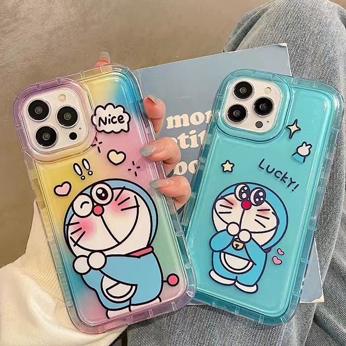 IPHONE Casing Ponsel Lembut Kucing Lucu Kompatibel Untuk Iphone14 13 11 12 Pro XS Max X XR 78 Plus Casing Transparan TPU Silikon Shockproof Cover