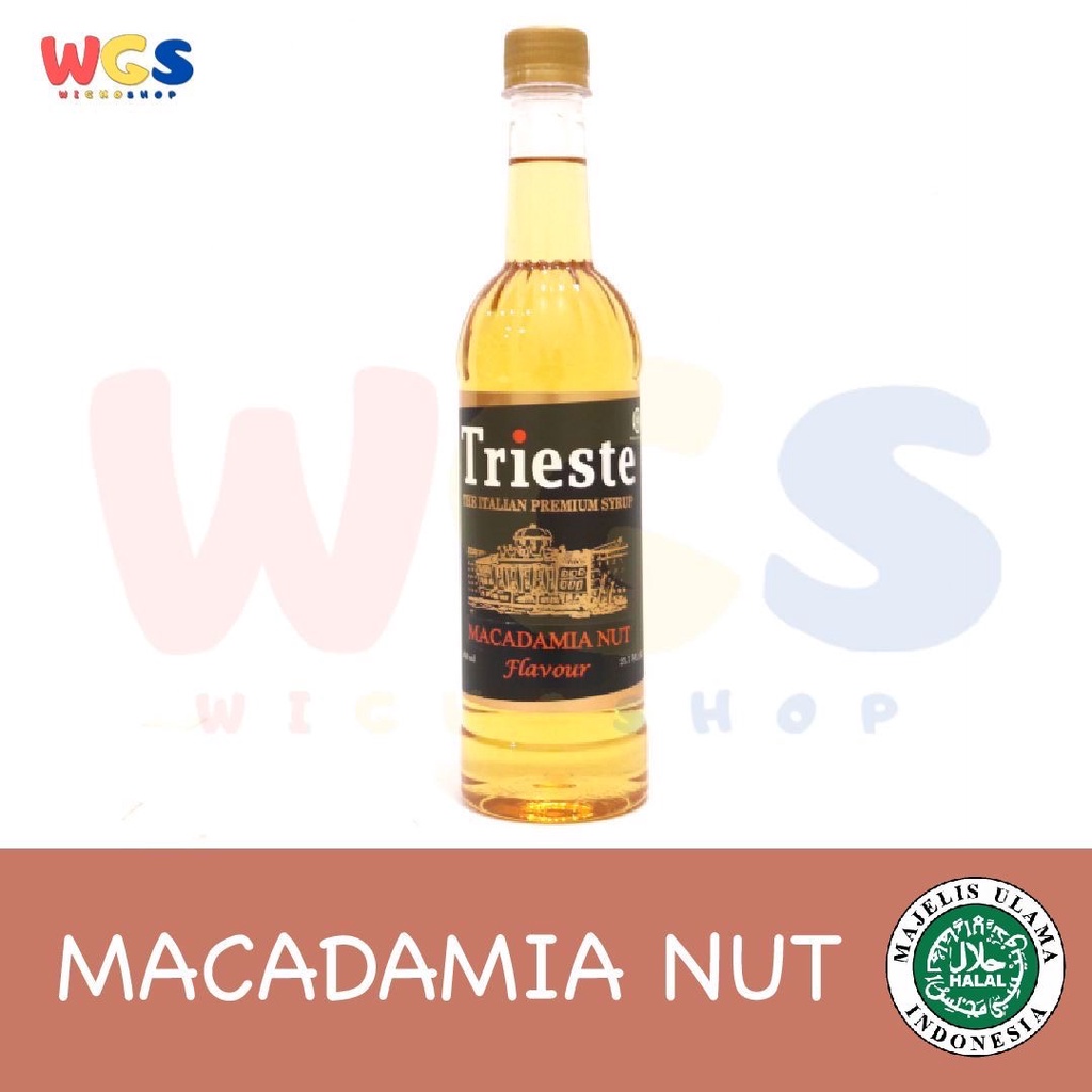 Trieste Premium Syrup Macadamia Nut Flavoured 650 ml