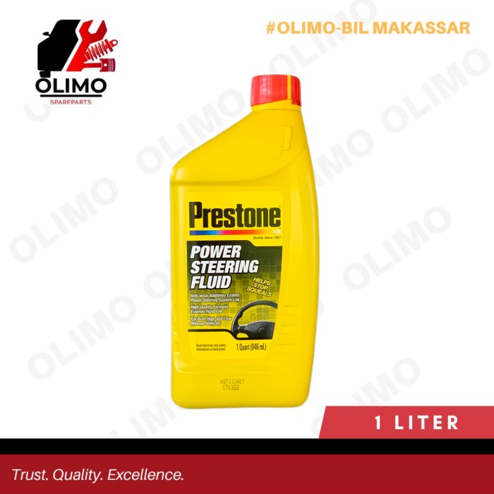 POWER STEERING PRESTONE FLUID MERAH 1 LITER