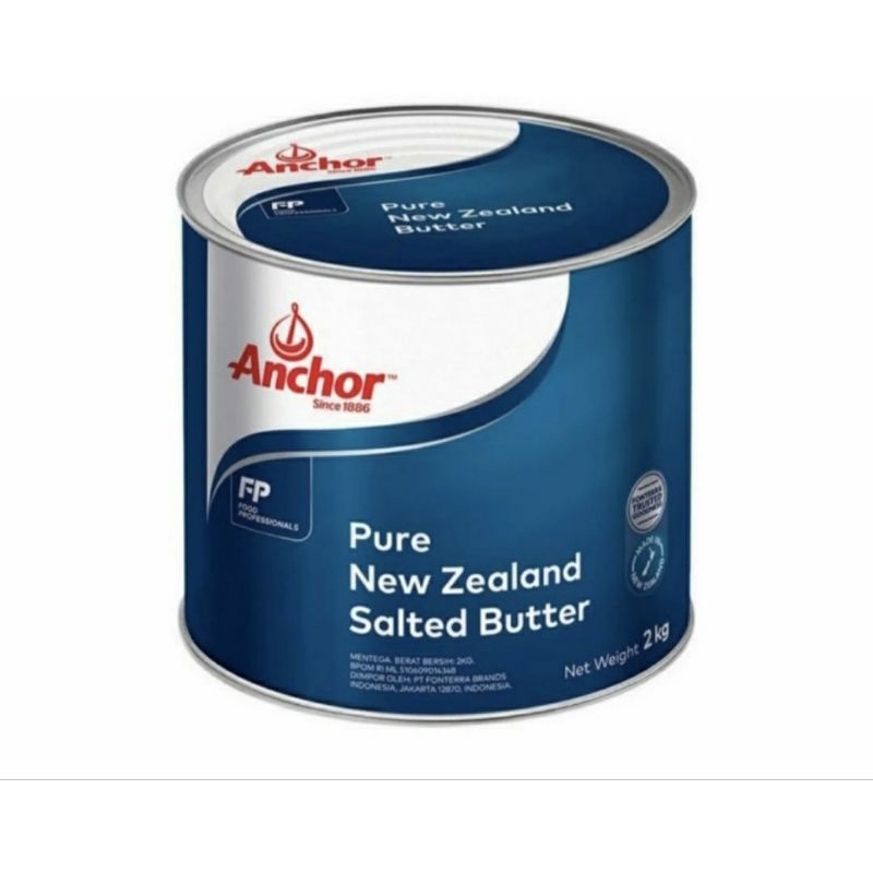 

Anchor Pure New Zealand Salted Butter 2kg Kaleng GOJEK GRAB