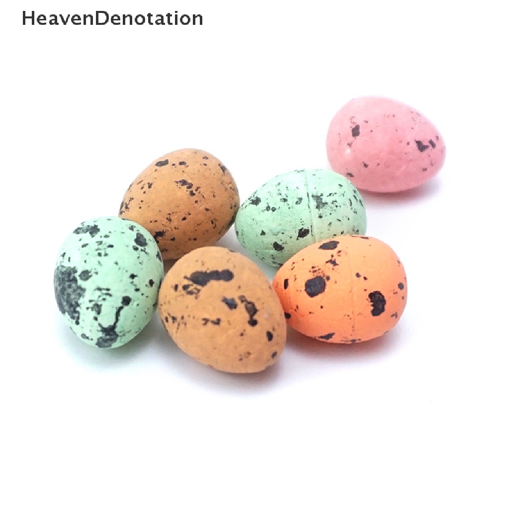 [HeavenDenotation] 1set Keranjang Telur Burung Rumah Boneka Makanan Dapur Miniatur Telur Model HDV
