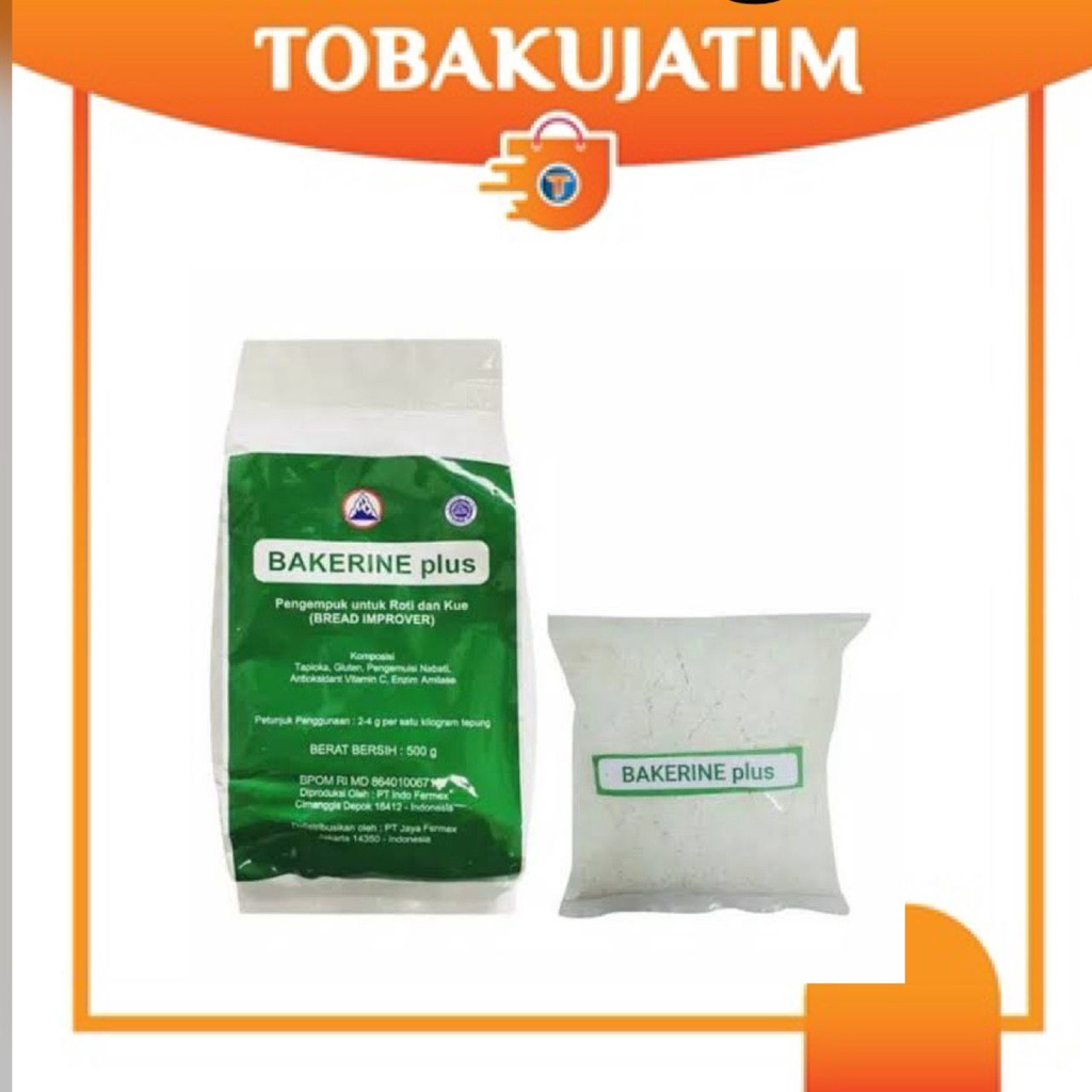

(50 GR) BAKERINE PLUS Bread Improver Pelembut Pengempuk Kue Roti