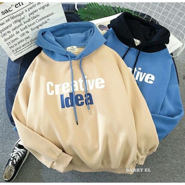 Hoodie Hodi Jaket Sweater Baju Couple Pria Wanita Ukuran Oversize Jacket Hody Distro Pasangan Cewek 