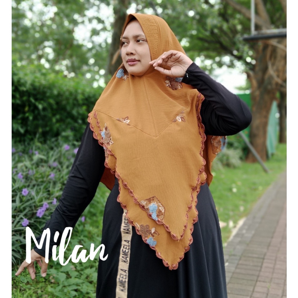 Khimar Milan Crincle FO hijab