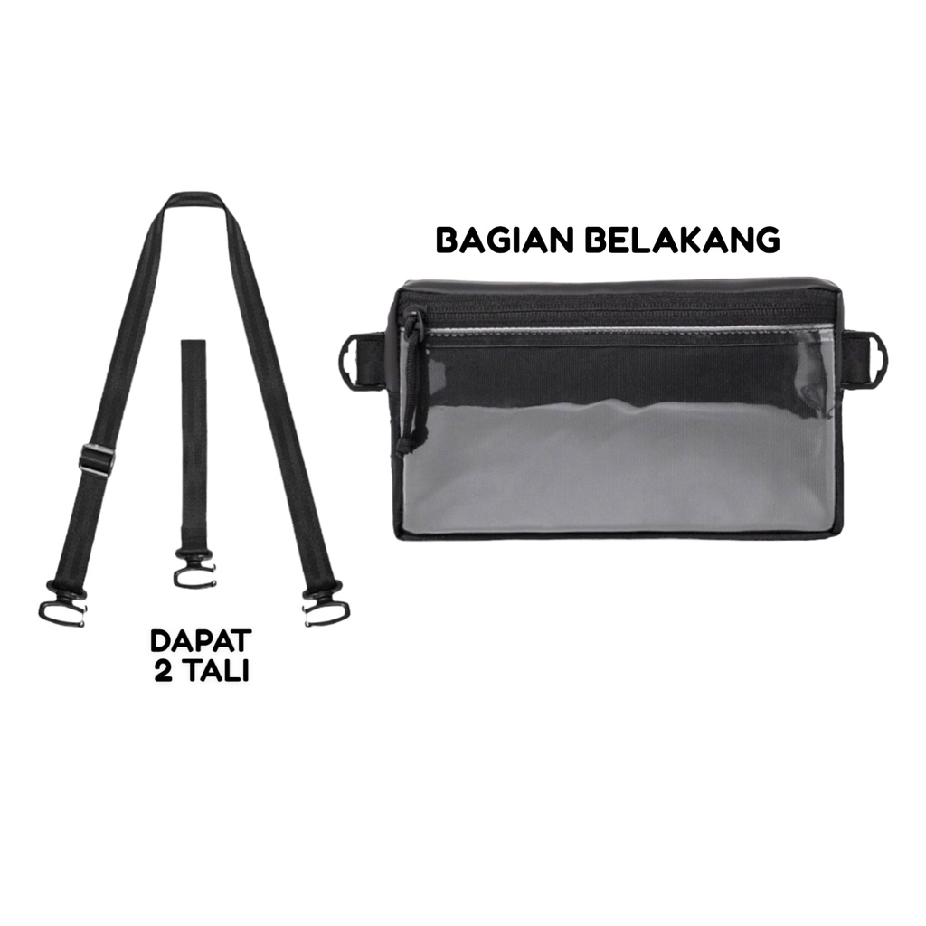 Cachou ROCKITS Handbag Clutch Bag Slingbag I Handbag Tas Selempang Pria