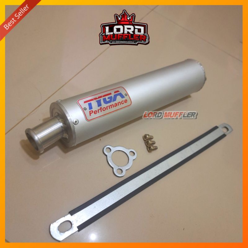 tyga performance muffler 2stroke alumunium dop cor / slincer Tyga performance exhaust 2stroke