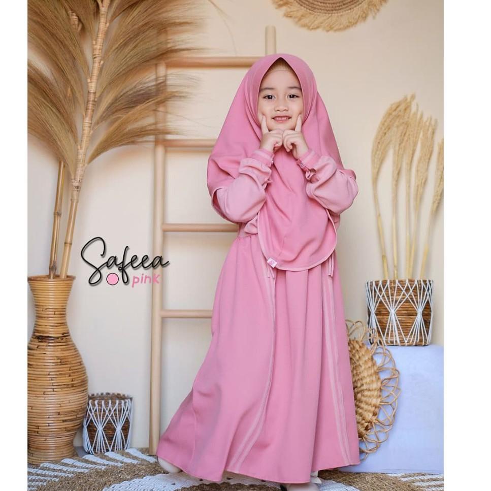 RECOMENDED Nafisa Syar'i Kids / Gamis Anak Syar'i / Gamis Anak Lucu / Gamis Anak Kekinian / Gamis An