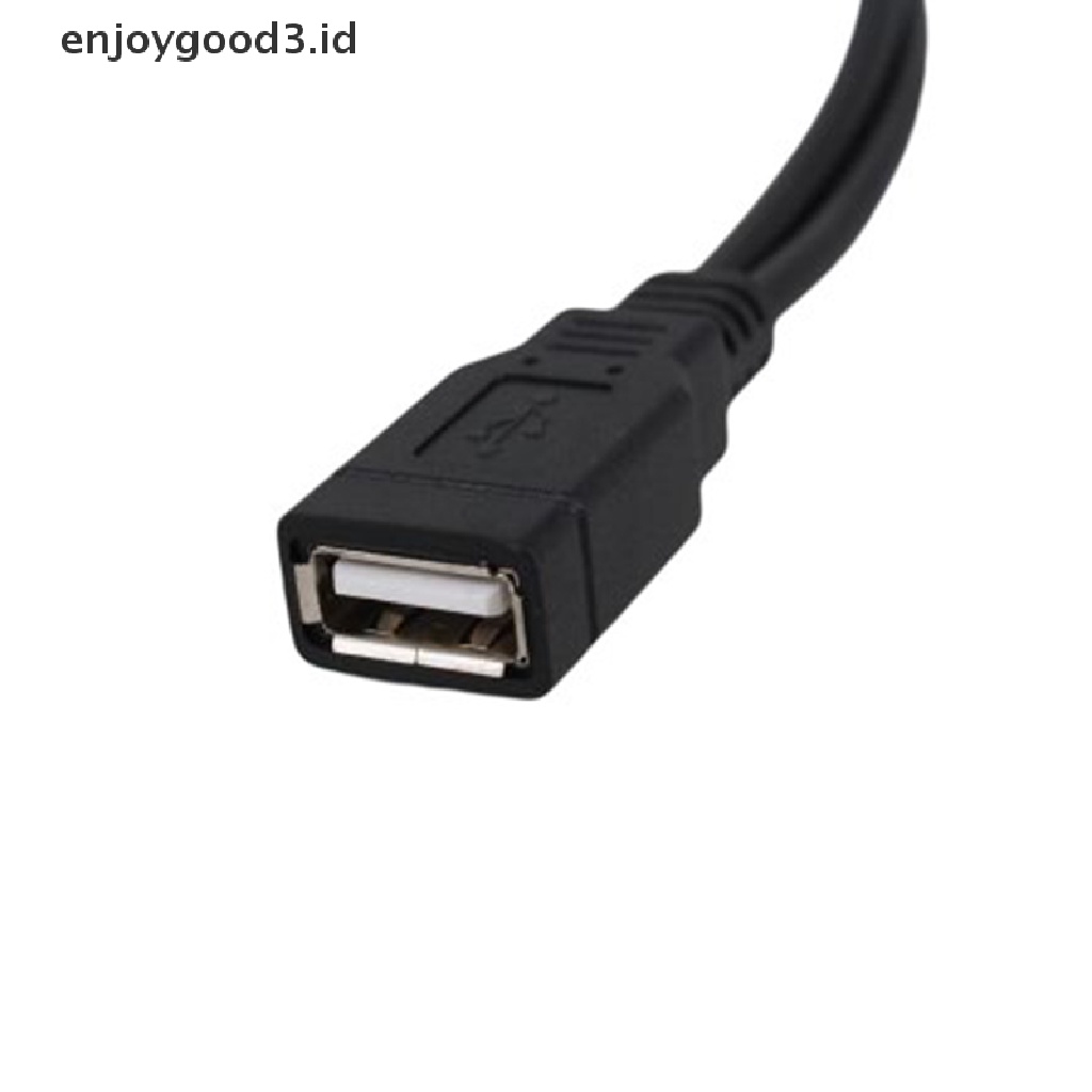 【 Rready Stock 】 2 In 1 Usb2.0 Extension Cable Female To Dual USB Male Data Cable Y Splitter USB Adapter Charging Cable For Hard Disk Network Card Connection （ ID ）