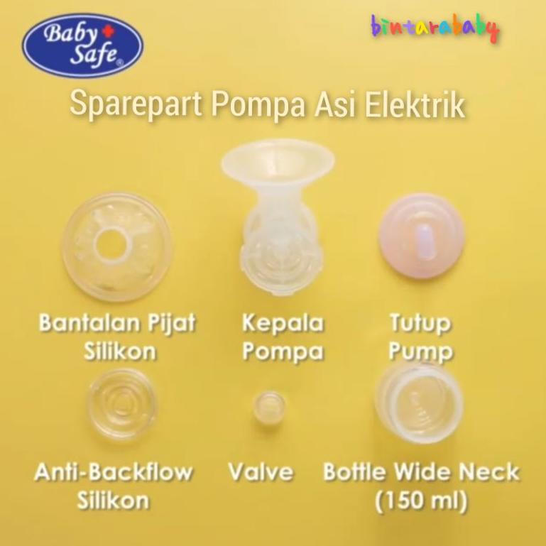 ☛ Rebut promo Sparepart ORIGINAL Pompa Asi Baby Safe Elektrik Breast Pump Electric  / Valve Baby Saf