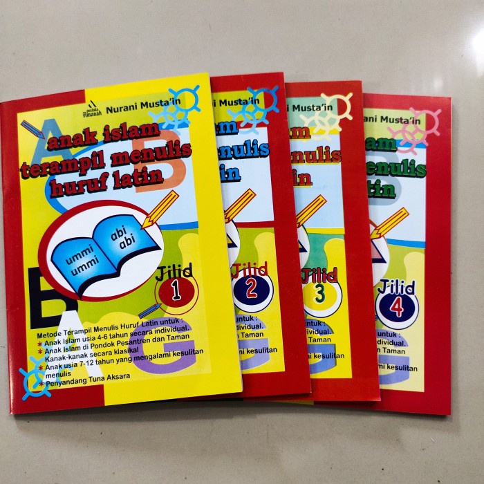 

Paket 4 Anak Islam Terampil Menulis Huruf Latin