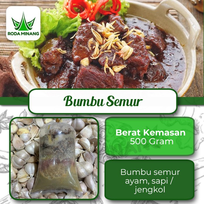 

Bumbu Semur Giling Basah Halus Bumbu Jadi Masak instant - 500 gram