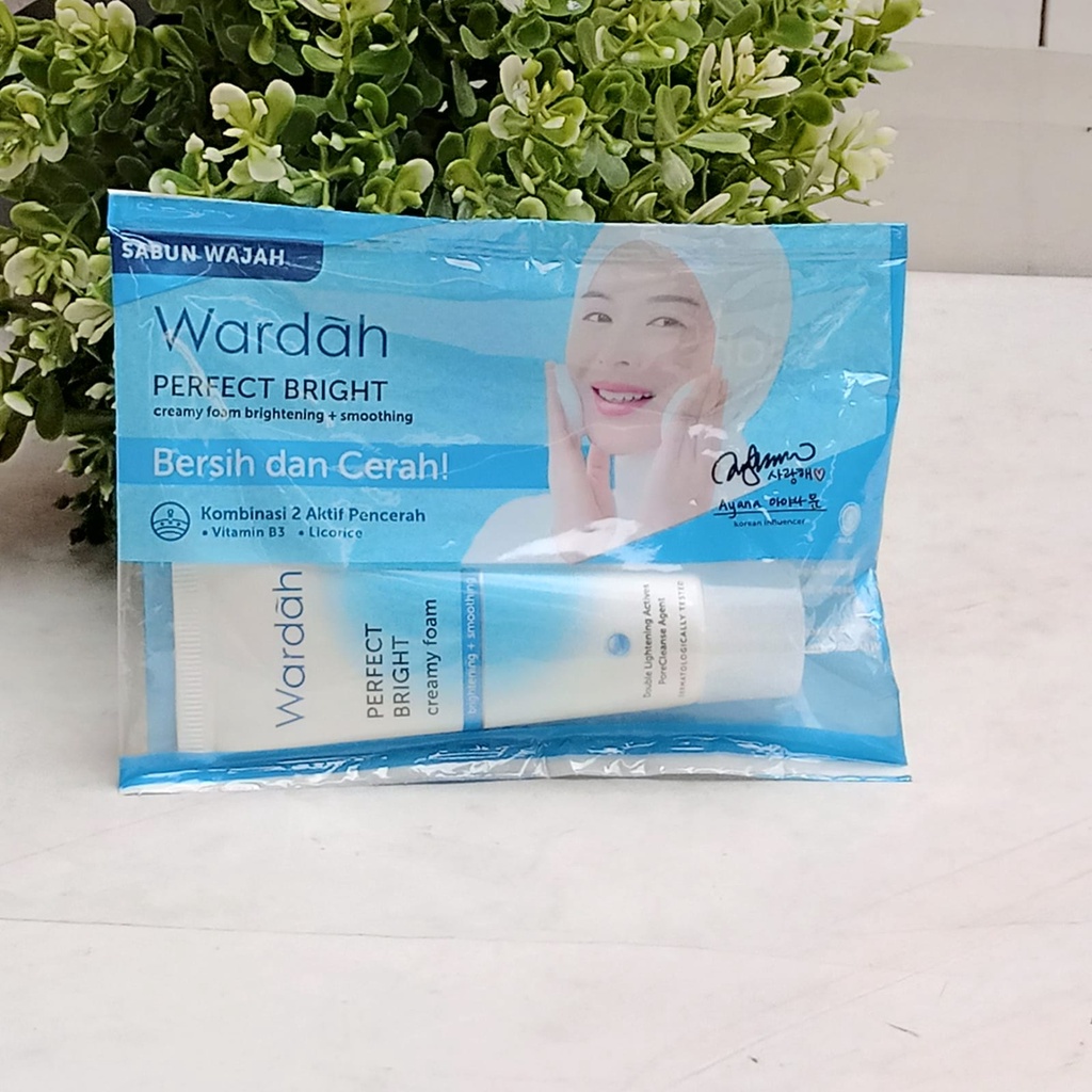 Wardah Perfect Bright Creamy Foam Brightening + Smooting 20ml