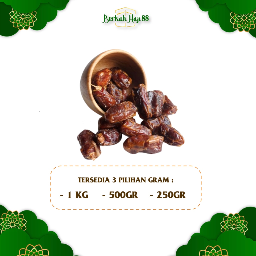 Kurma Madu Mesir1kg/kurma mesir/gizza dates/golden valley/el rowad