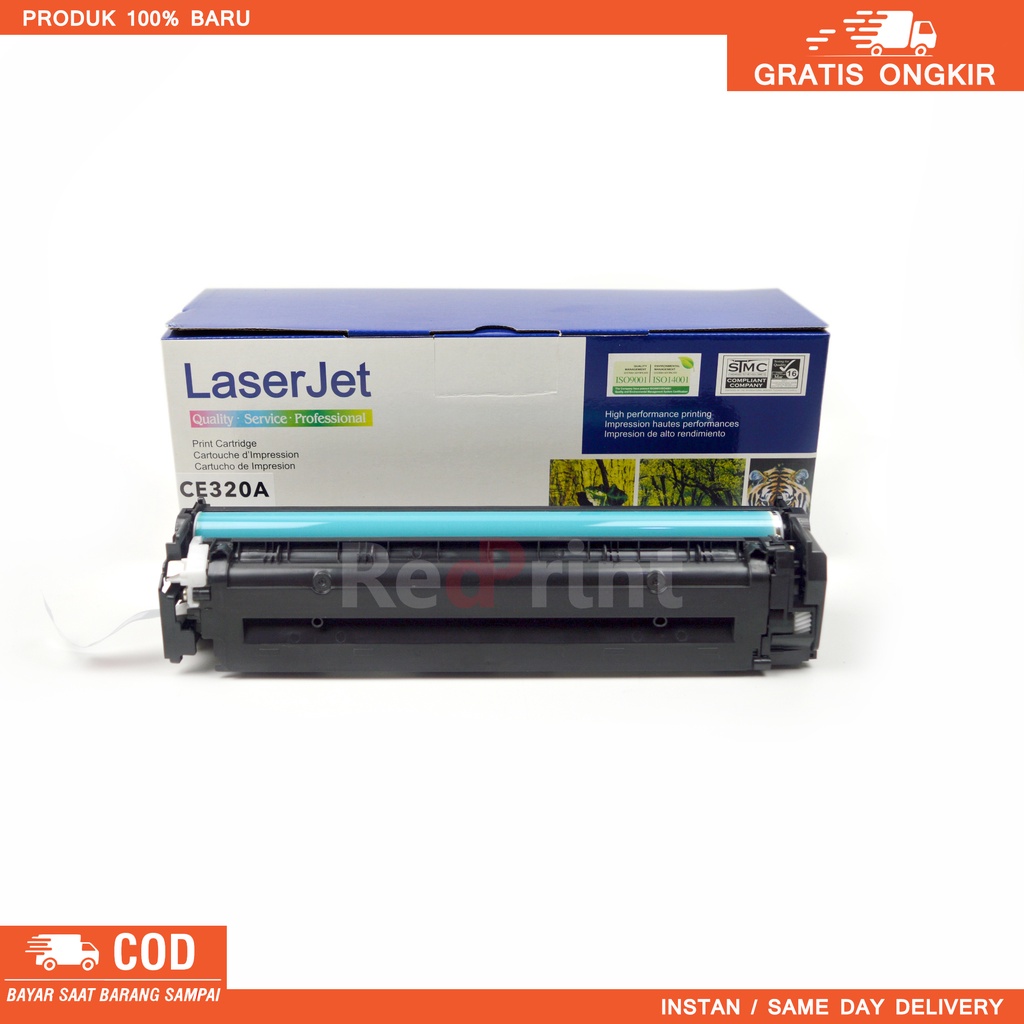 Satu Set Toner Cartridge Compatible 128A Printer CM1415 fnw, CP1525nw, CP1521, CP1522 , CP1523, CP1525, CP1526nw, CP1527nw, CP1528nw, CM1411fn, CM1412tn, CM1413fn, CM1415fn, CM1416fnw, CM1417fnw, CM1418fnw