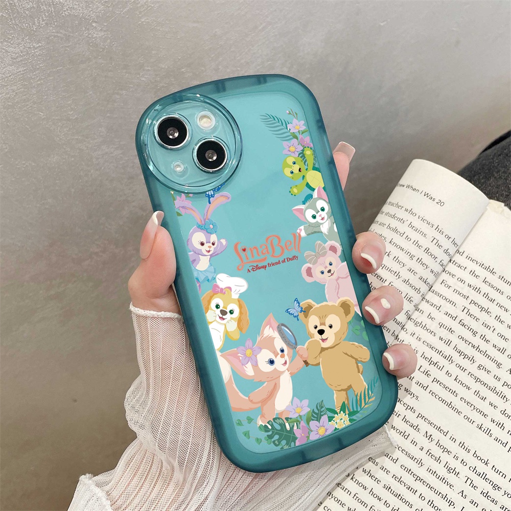 Soft Case OPPO A17 A9 2020a92 A52 A72 A94 4G Reno 5F A16 F1S F7 A37 A37F A83 Kartun LinaBell Dan Kelinci Kecil Beruang Silikon Sarung Telepon