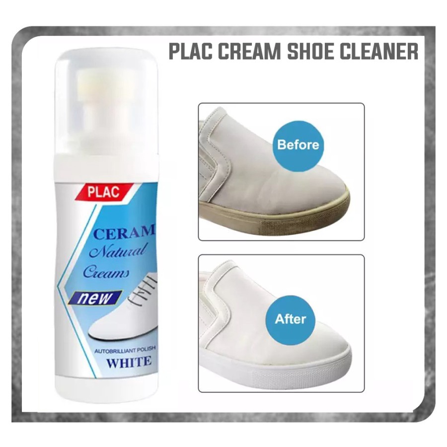 CINSTORE Cairan Pembersih Sepatu Putih 100ml Shoe Cleaner Sikat Pembersih Sepatu Penghilang Noda Membandel