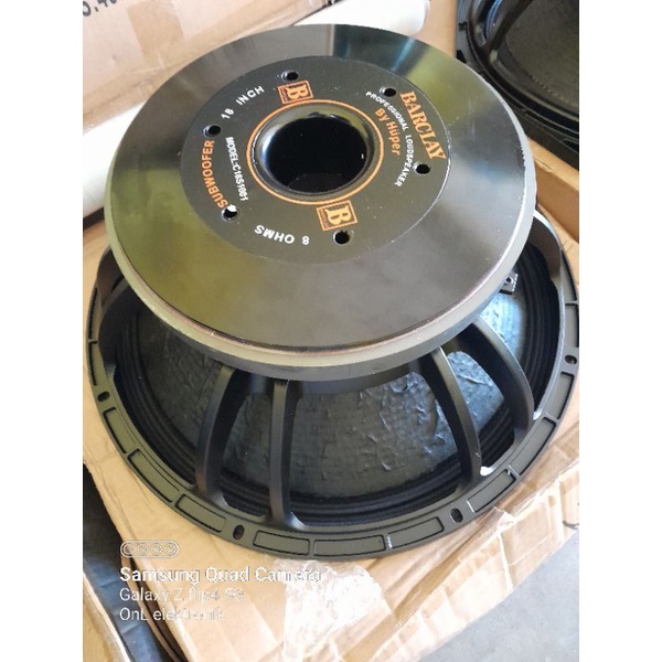 speaker subwoofer huper barclays 18BS1001 18 inch coil 5 original kwalitas bagus