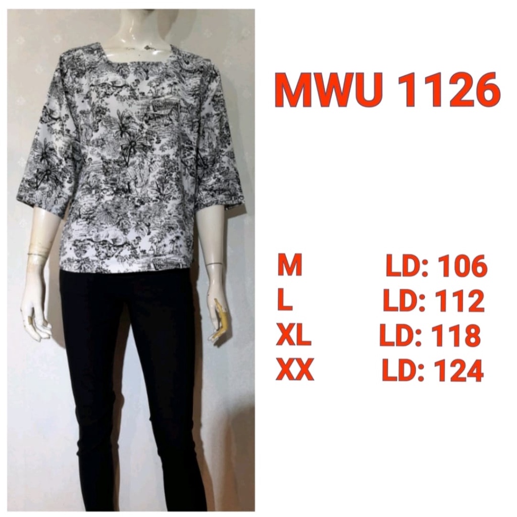 Atasan wanita/ blouse/ atasan MWU