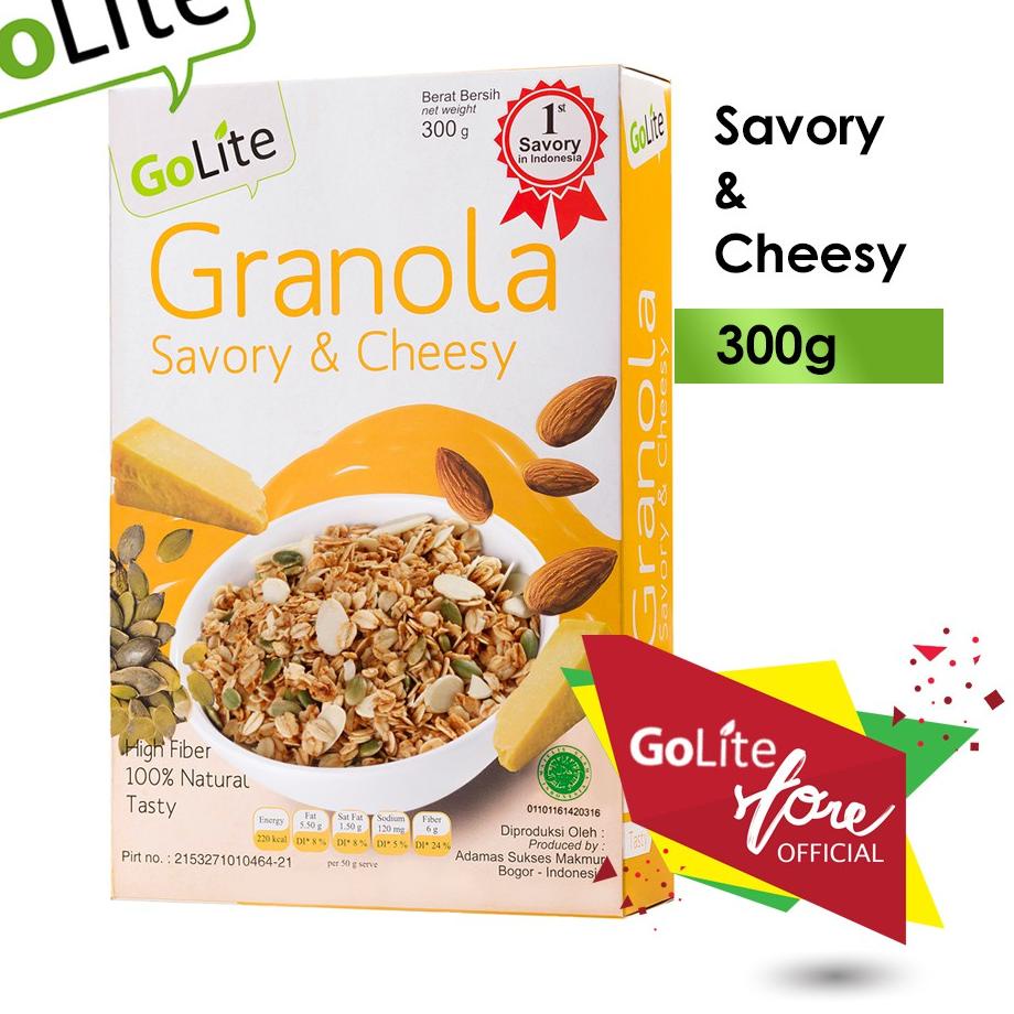 

✶ Granola GoLite Savory Cheesy Toasted Muesli 300g ☪