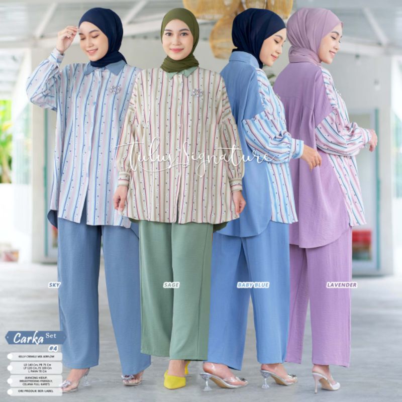 CARKA #4 ONE SET/SETELAN WANITA JUMBO