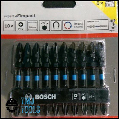 Mata Obeng Angin Cordless Impact Screw Driver PH2 Plus 10x Extra Longtime Mata Bor Bosch Satuan