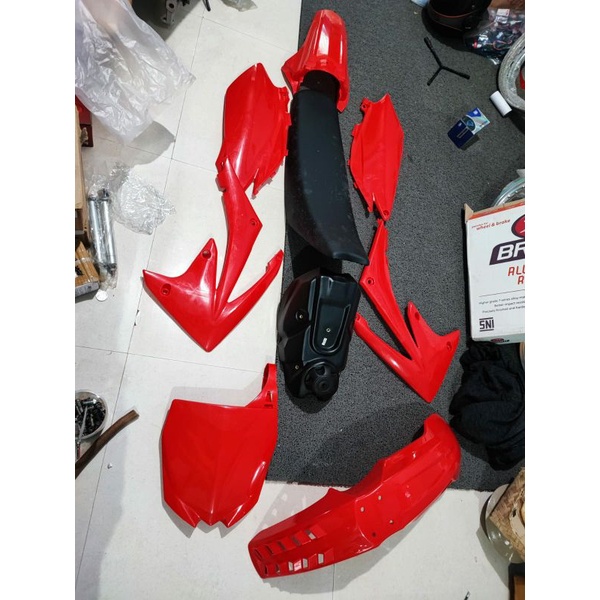 PROMO READY STOK SIAP KIRIM COVERSET COFER COVER SET COVER BODY SET TRAIL CROS CRF250 CRF 250 FULL S