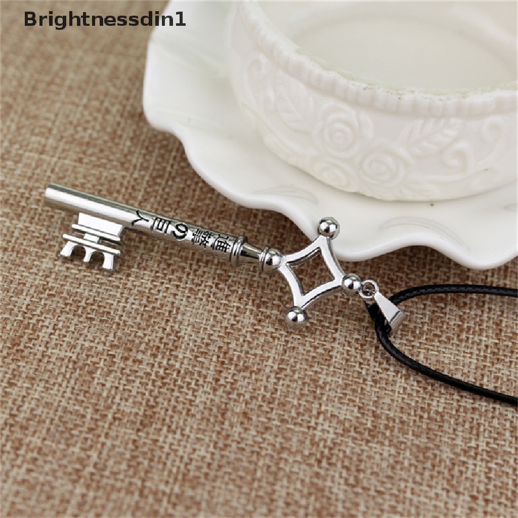 [Brightnessdin1] Kalung Attack On Titan Eren Kunci Shingeki No Kyojin Liontin Fashion Vintage Retro Anime Perhiasan Untuk Pria Cosplay Butik