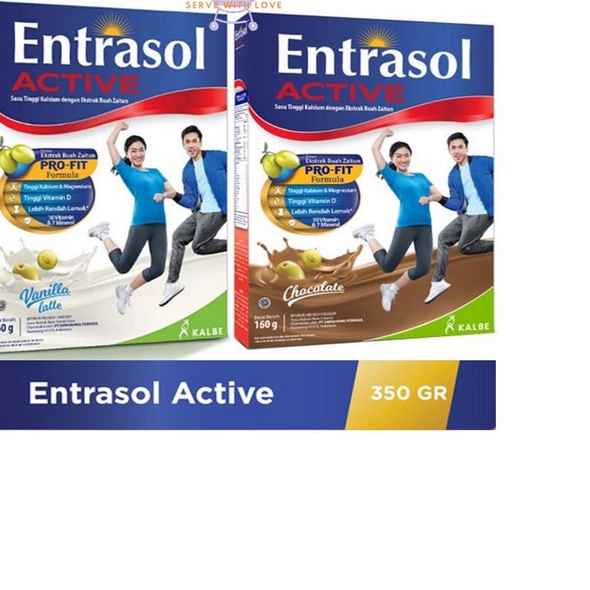 

❇ ENTRASOL ACTIVE PROFIT VANILA COKLAT 350 GR ♨