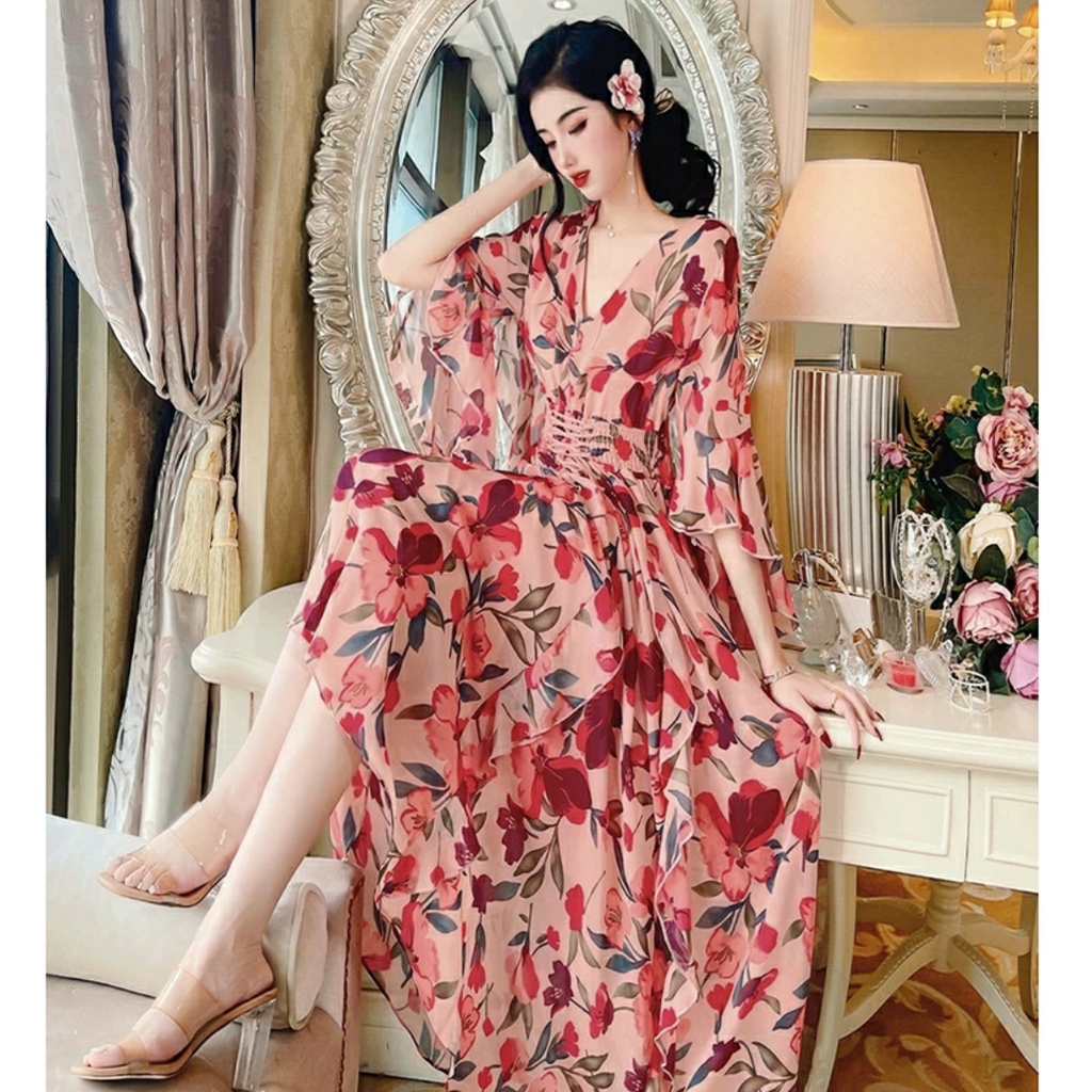 Barcellina Dress Korea Motif Import Bangkok Korean Style Three M Terbaru Murah