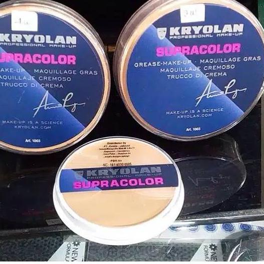 ➵ Faundation supracolor kryolan original 100% / alas bedak kryolan / krayolan alas ✦