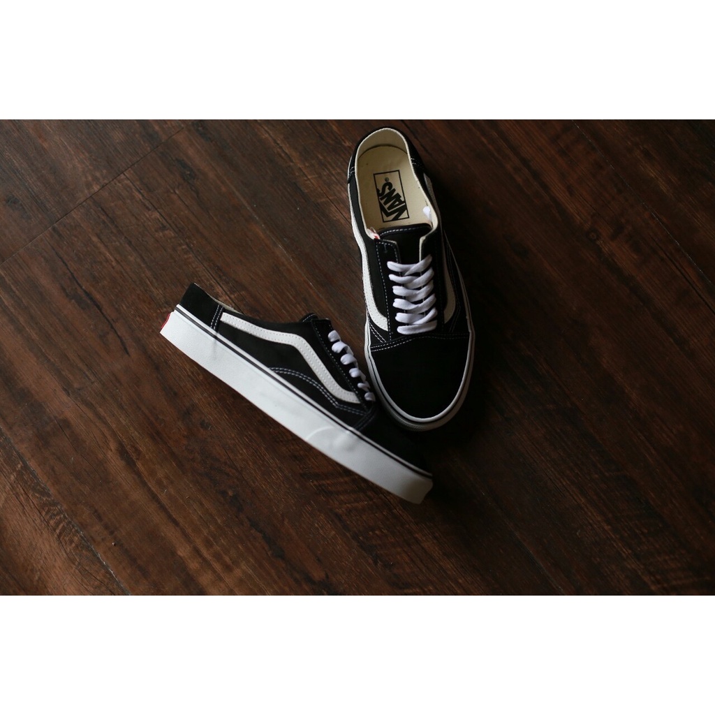 Endarfootwear - Vans Oldskool Mule Black White