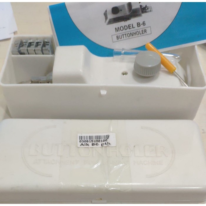 Terlaris Alat Lubang Kancing B6 Mesin Jahit Hitam / Kuno