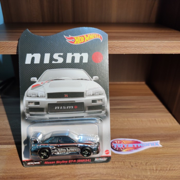 Terlaris Nissan Skyline R34 Nismo Rlc Chrome Silver Rare Convention