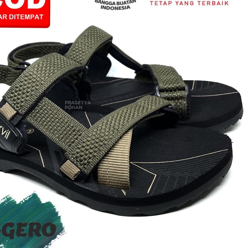 ◊ Sandal Gunung Pria Carvil Original Anti Air - Sendal Gunung Carvil Original ➪