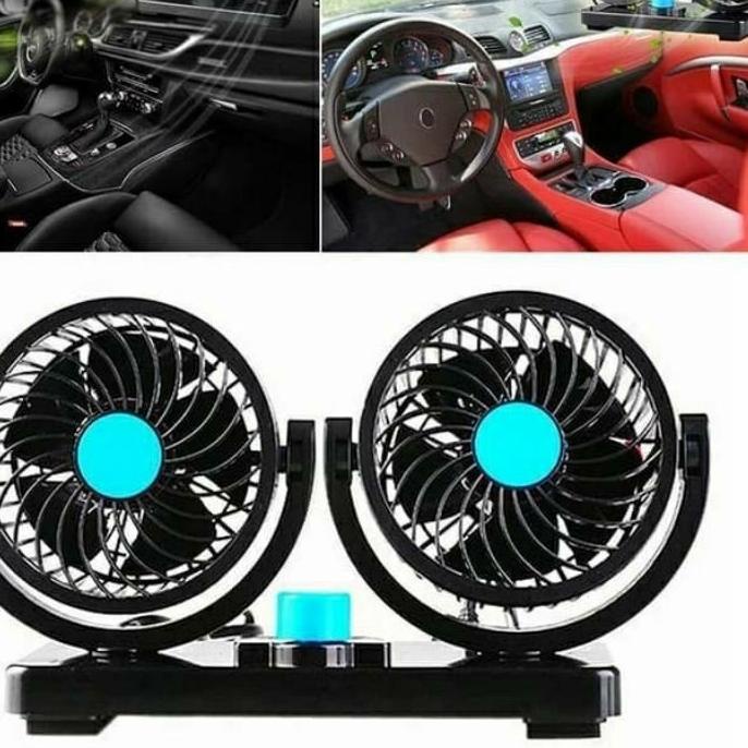 Kipas Angin Mobil Double Fan - Kipas Angin DC  Best