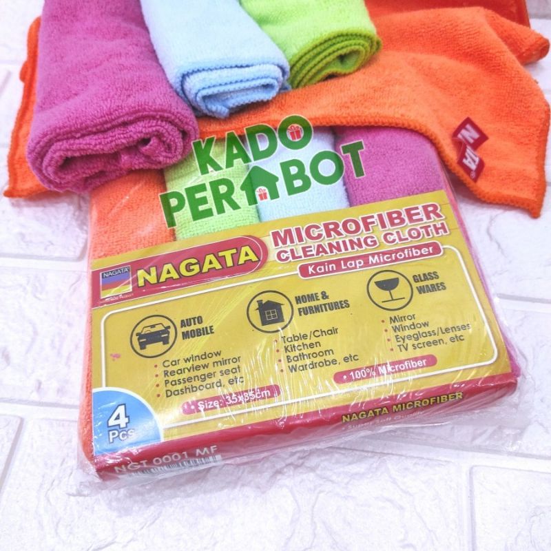 Kain Lap Microfiber Nagata - Kain Halus Mikrofiber - Kain Lap Mikro - Kain Lembut Harga Per 1 Pcs