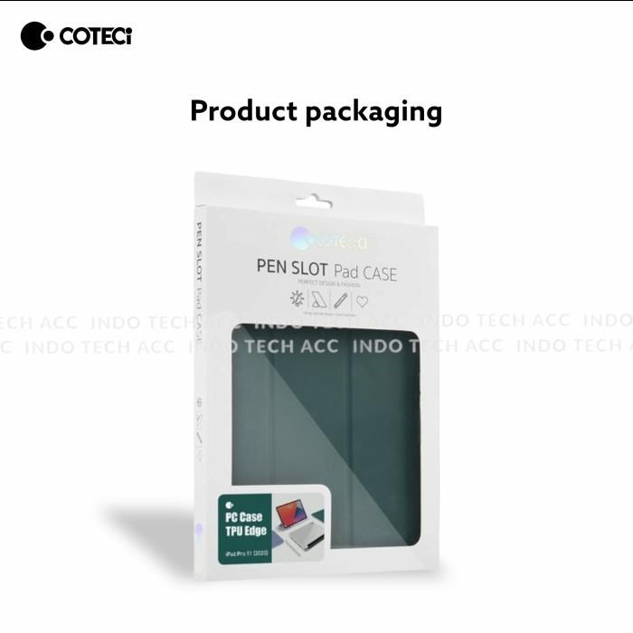 Transparan Case Ipad Gen 10 (10,9 Inch) Book Cover Flip Cover Coteci Kualitas Terbaik