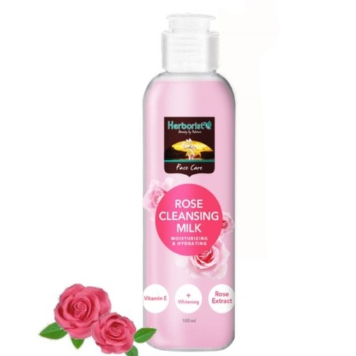 HERBORIST Rose Water | Cleansing Milk 100ml | Facial Wash Gel | Sleeping Mask 80gr