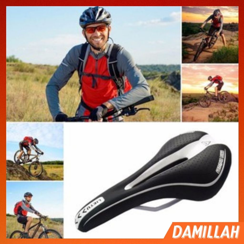 Sadel Jok Sepeda MTB Lipat Gunung Empuk dengan Per Pegas MTB BMX Bike Tipe Sport Race  Damillah