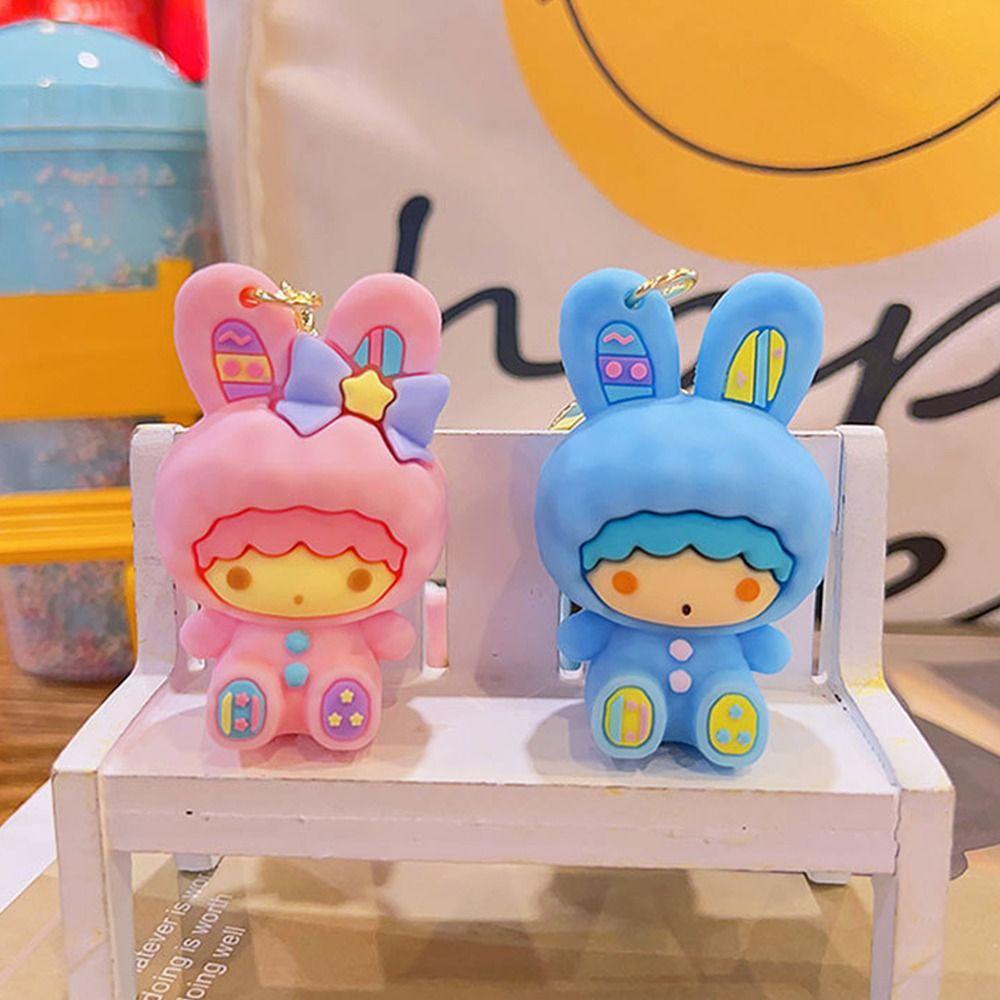 Lanfy Gantungan Kunci Wanita Lucu Dekorasi Kado Kuromi Pompompurin Cinnamoroll Key Holder