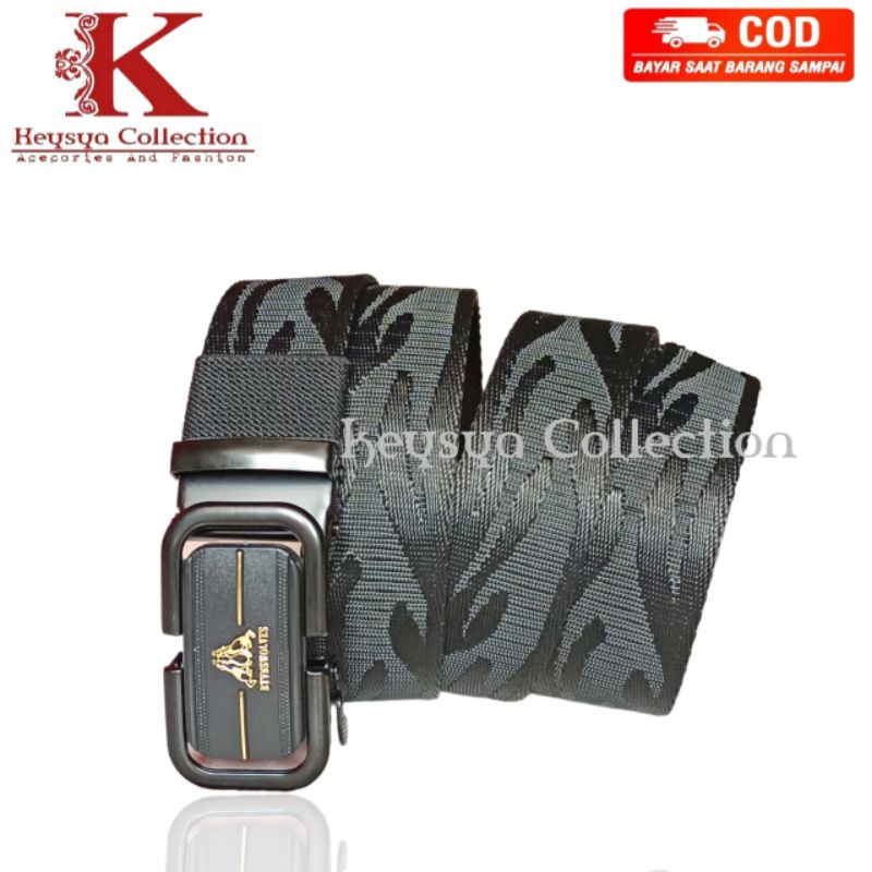 ikat pinggang pria Tactical military Canvas nylon sabuk pria bahan kanvas nylon