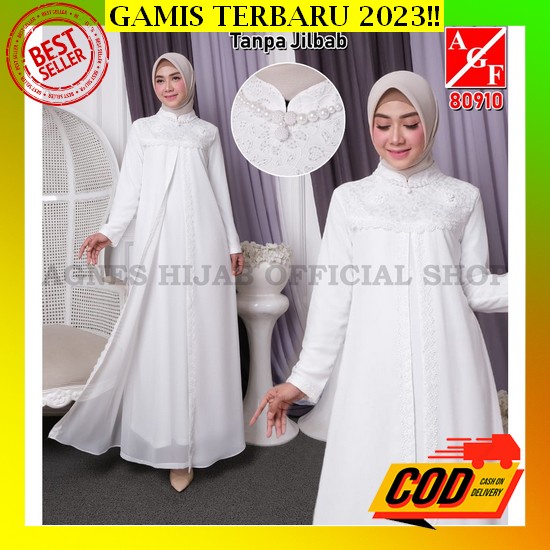 Rauna Gamis Remaja Model Kekinian Fashions Muslim Dress Remaja Terbaru 2023 Agnes Baju Gamis Wanita 