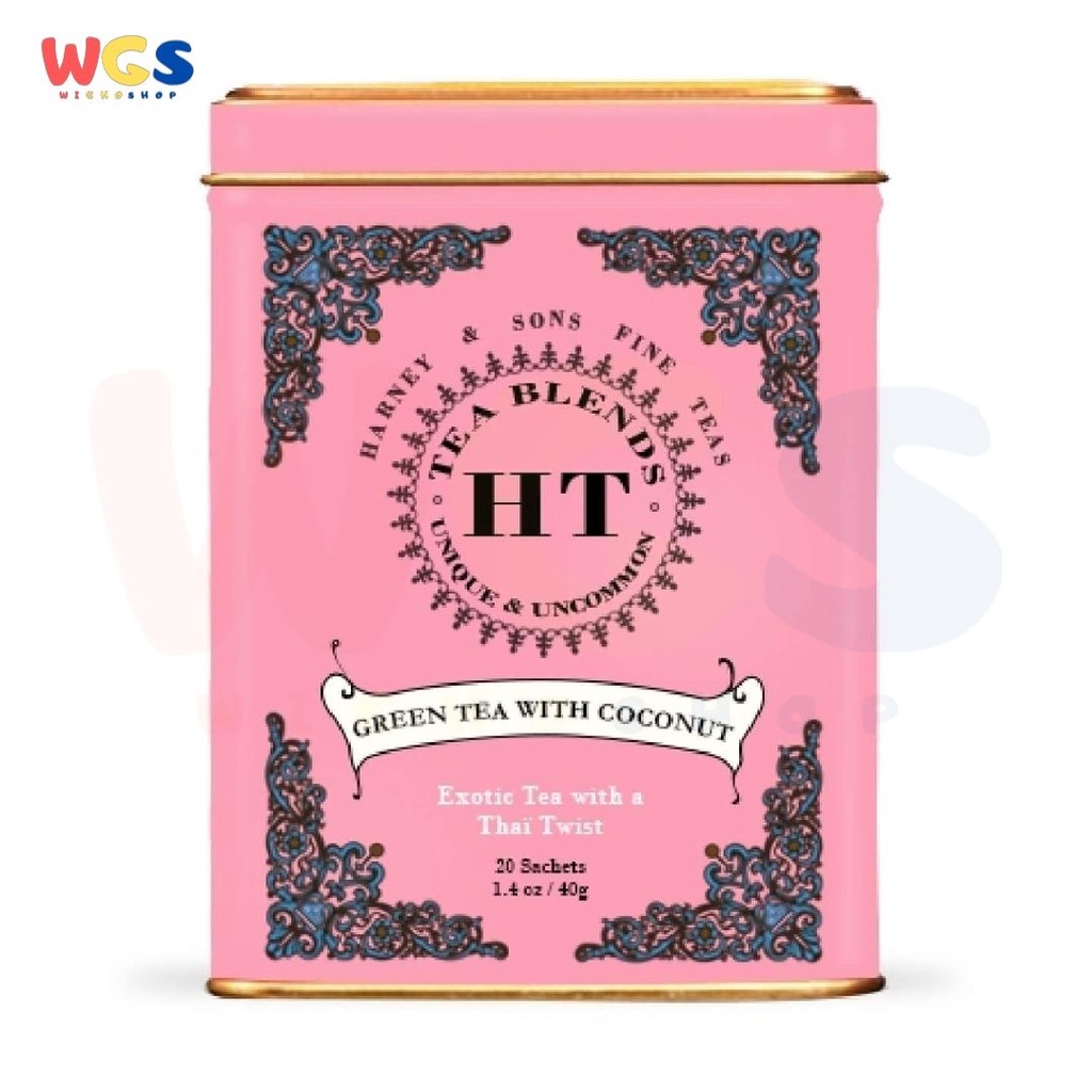 Harney &amp; Sons Teas HT Green Tea With Coconut Thai Twist 20 Sachets 40g