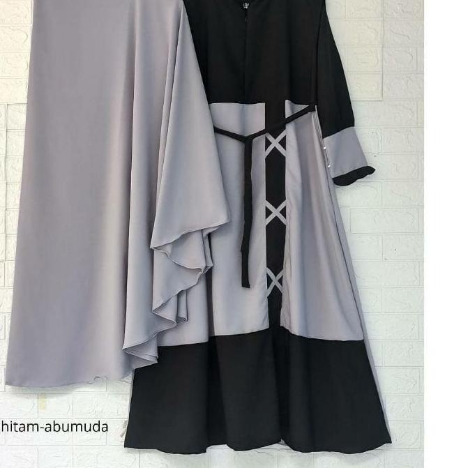 ۝ Gamis set syari/ gamis Jumbo L XL XXL 3XL 4XL/ Ld. 100/ Ld. 140 ✶