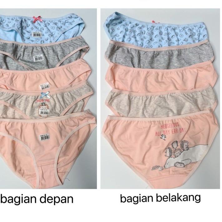 PPL390 panty pack mini isi 5 pcs katun younghearts M